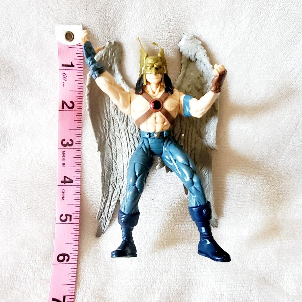 Vintage 1996 Hawkman Total Justice League DC. Arms legs & wings are posable.
